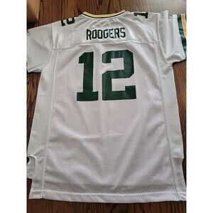 Reebok Aaron Rodgers Bay Packers NFL Football Jersey #12 Youth XL 18-20 Boys
